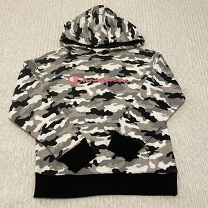 Girls Champion Camo Hoodie